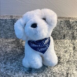 Lowe’s Rewards Members Only Plush White Dog